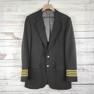 Tally Ho Brand Airline Blazer Mens 42L Pilot Captain Uniform Jacket Gold Trim